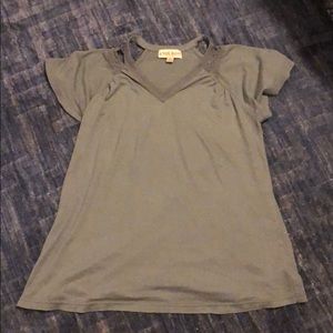 XS grey/green Knox Rose shirt
